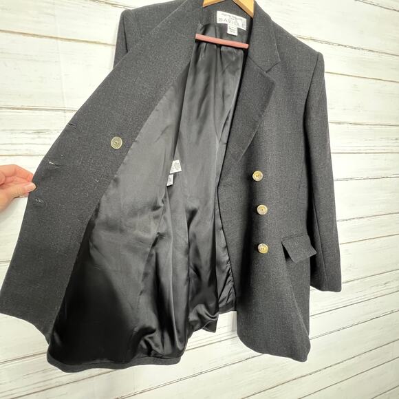 Rena Rowan for Saville Double Breasted Blazer Jacket Wool Plus Size 16 - Picture 11 of 11